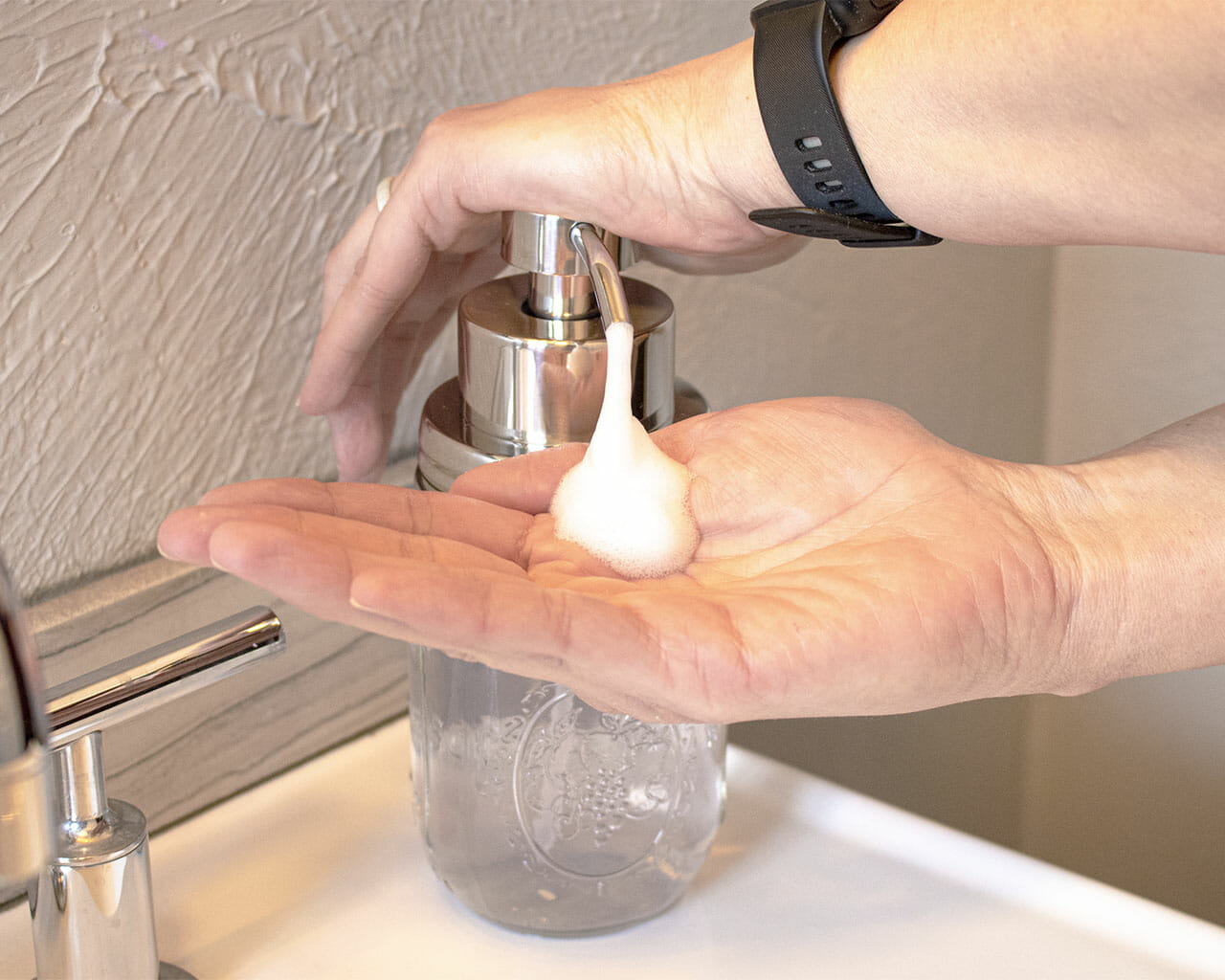 Foaming Soap Pump Dispensers for Regular Mouth Mason Jars
