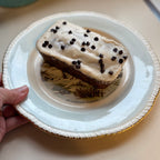 Mini Banana & Chocolate Chip Bread Loaf with Brown Butter Glaze