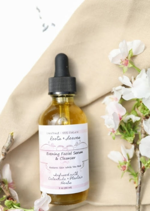 Evening Facial Serum & Cleanser