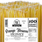 Raw Honey Straws – Orange Blossom & Wildflower | Weeks Honey Farm