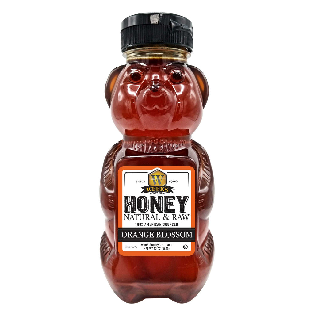 Raw Florida Orange Blossom Honey | Light Citrus-Floral Flavor