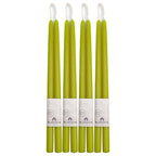Hand-Dipped Beeswax Taper Candles - Bulk 4-Pair Bundle