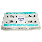 Henlay 18-Pack Egg Cartons for Farm Fresh Eggs – Durable & Reusable Egg Carton, 50 Pack