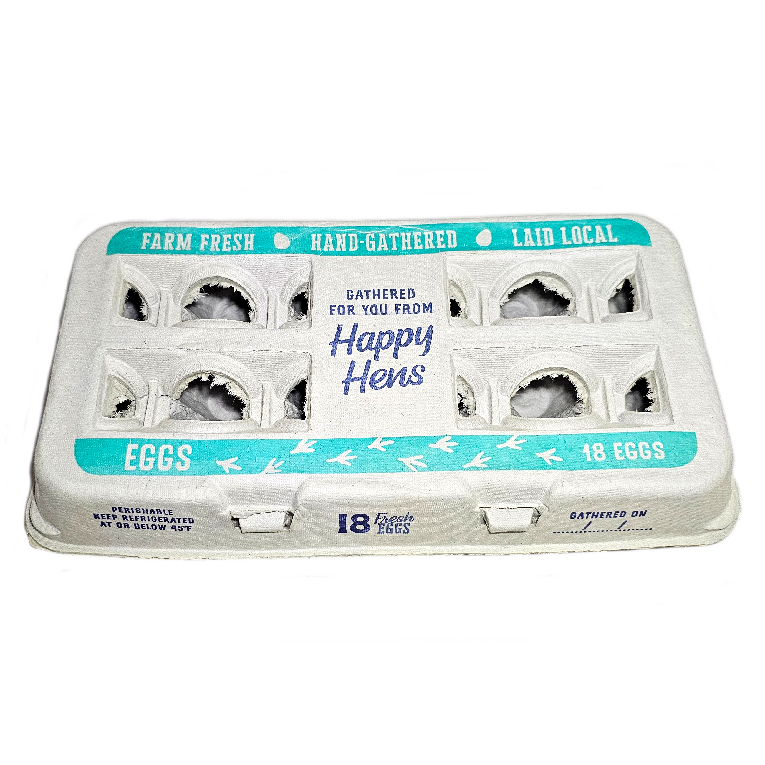 Henlay 18-Pack Egg Cartons for Farm Fresh Eggs – Durable & Reusable Egg Carton, 50 Pack