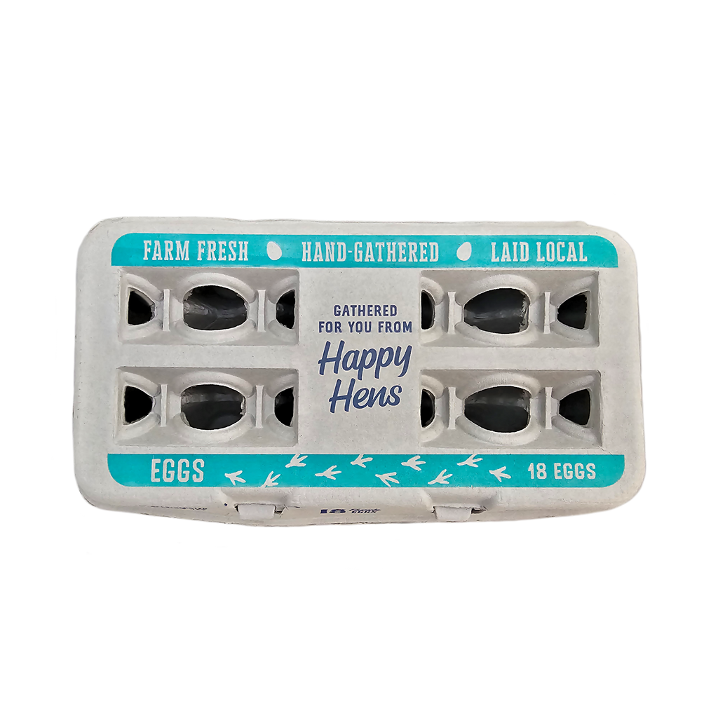 Henlay 18-Pack Egg Cartons for Farm Fresh Eggs – Durable & Reusable Egg Carton, 50 Pack