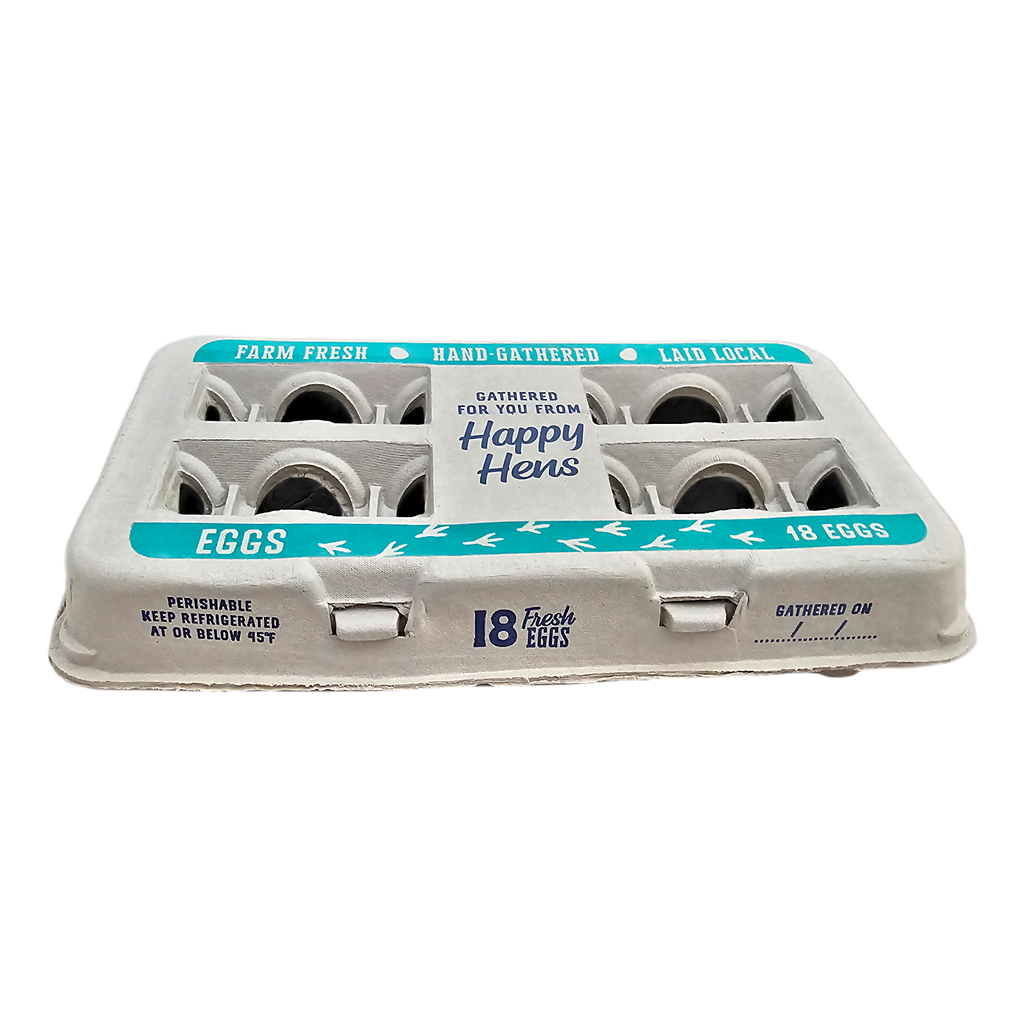 Henlay 18-Pack Egg Cartons for Farm Fresh Eggs – Durable & Reusable Egg Carton, 50 Pack
