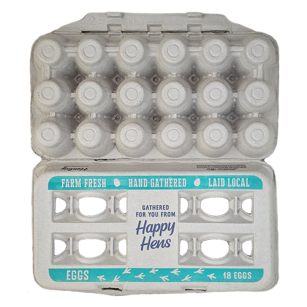 Henlay 18-Pack Egg Cartons for Farm Fresh Eggs – Durable & Reusable Egg Carton, 50 Pack
