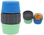 2-in-1 Lid to Connect Two Regular Mouth Mason Jars