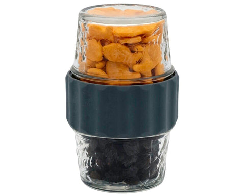 2-in-1 Lid to Connect Two Regular Mouth Mason Jars