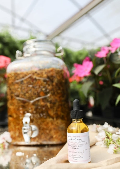 Evening Facial Serum & Cleanser