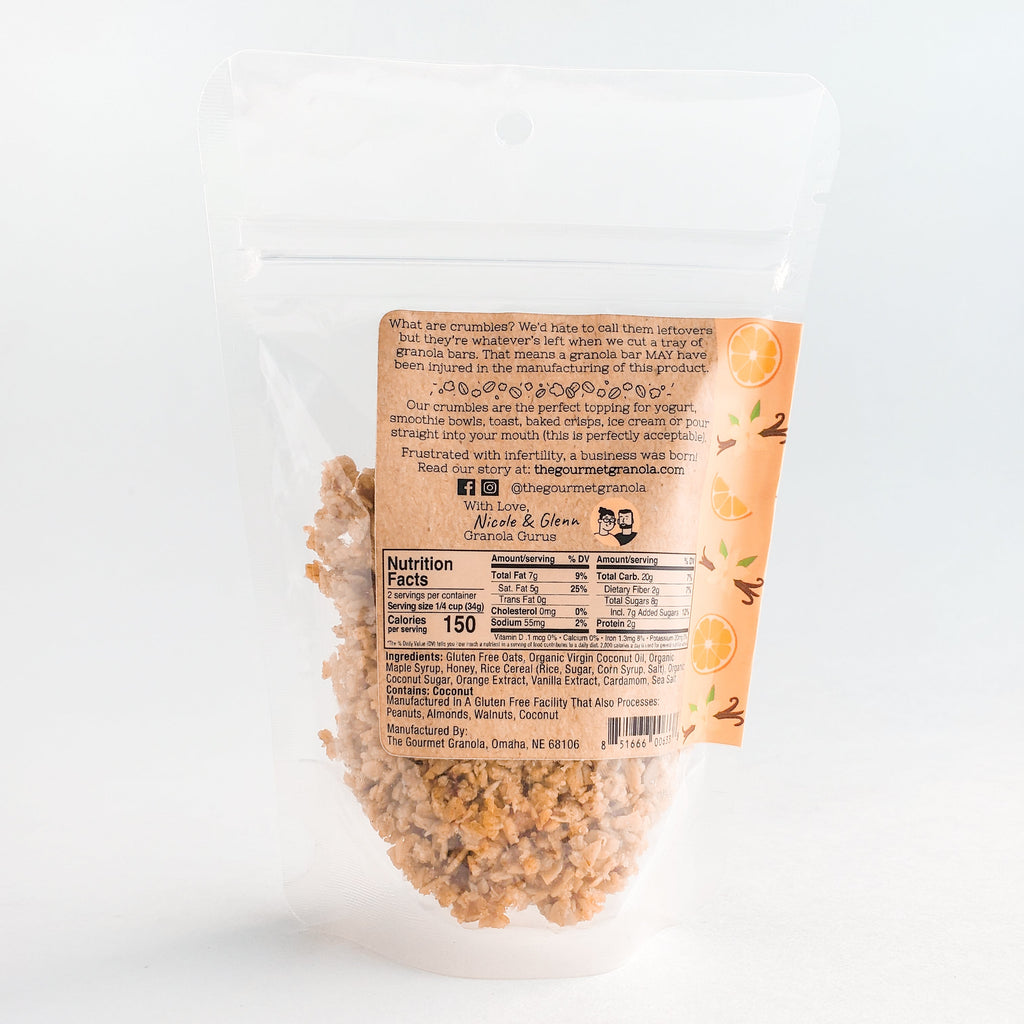 Orange Vanilla (Orange Cardamom) Crumbles