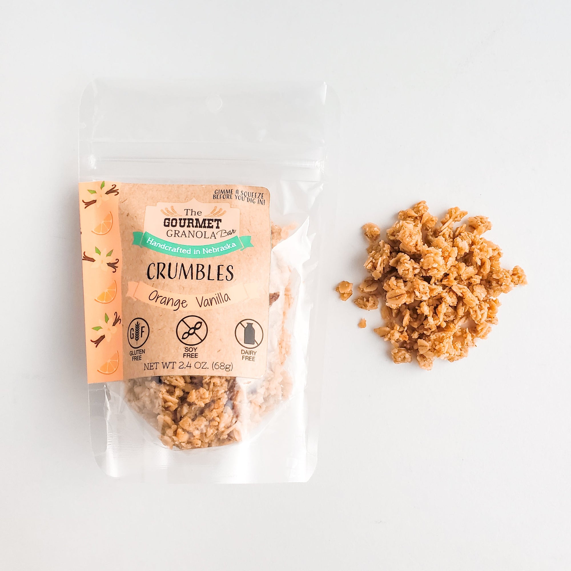 Orange Vanilla (Orange Cardamom) Crumbles
