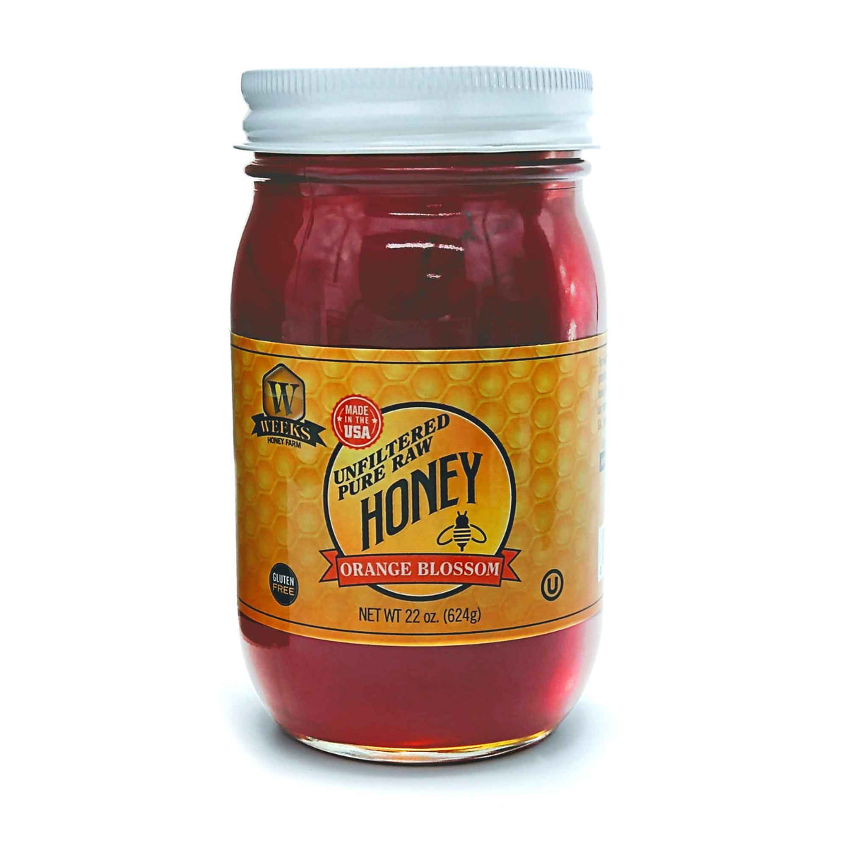 Raw Florida Orange Blossom Honey | Light Citrus-Floral Flavor