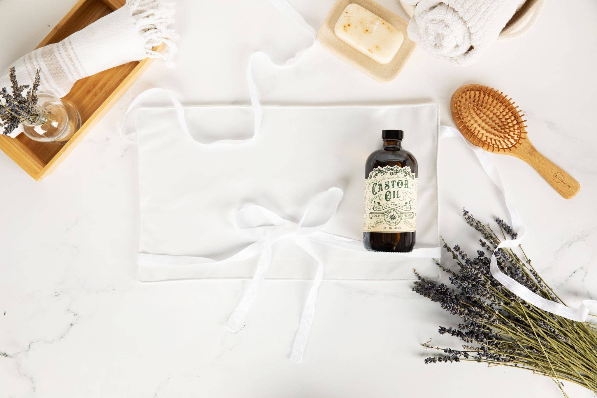 Castor Oil Wrap and Oil Bundle