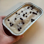 Mini Banana & Chocolate Chip Bread Loaf with Brown Butter Glaze