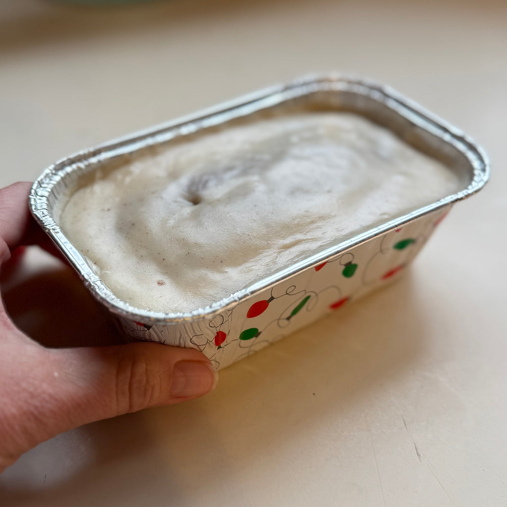 Mini Banana Bread Loaf with Brown Butter Glaze