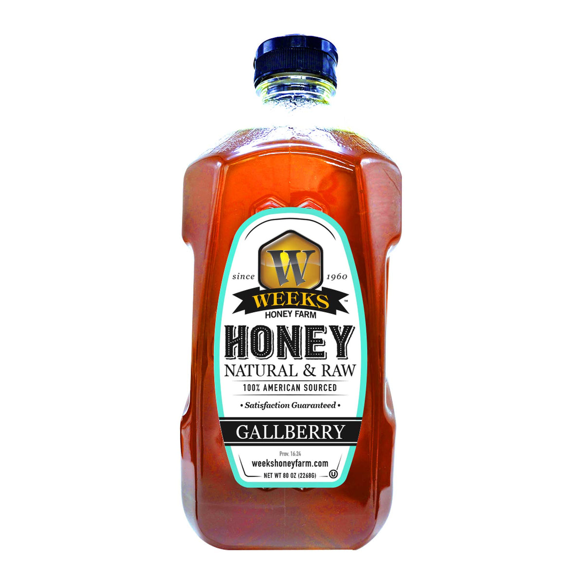 Our Best All-Natural Pure Raw Gallberry Honey | Weeks Honey Farm