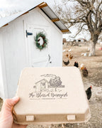 Henlay Vintage Blank Egg Cartons, Classic 3x4 Design, 2 Colors, 25, 65, 75, or 200 Pack