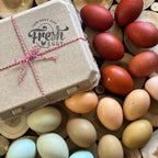 Henlay Vintage Blank Egg Cartons, Classic 3x4 Design, 2 Colors, 25, 65, 75, or 200 Pack