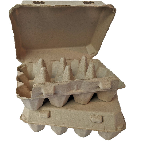 Henlay Vintage Blank Egg Cartons, Classic 3x4 Design, 2 Colors, 25, 65, 75, or 200 Pack