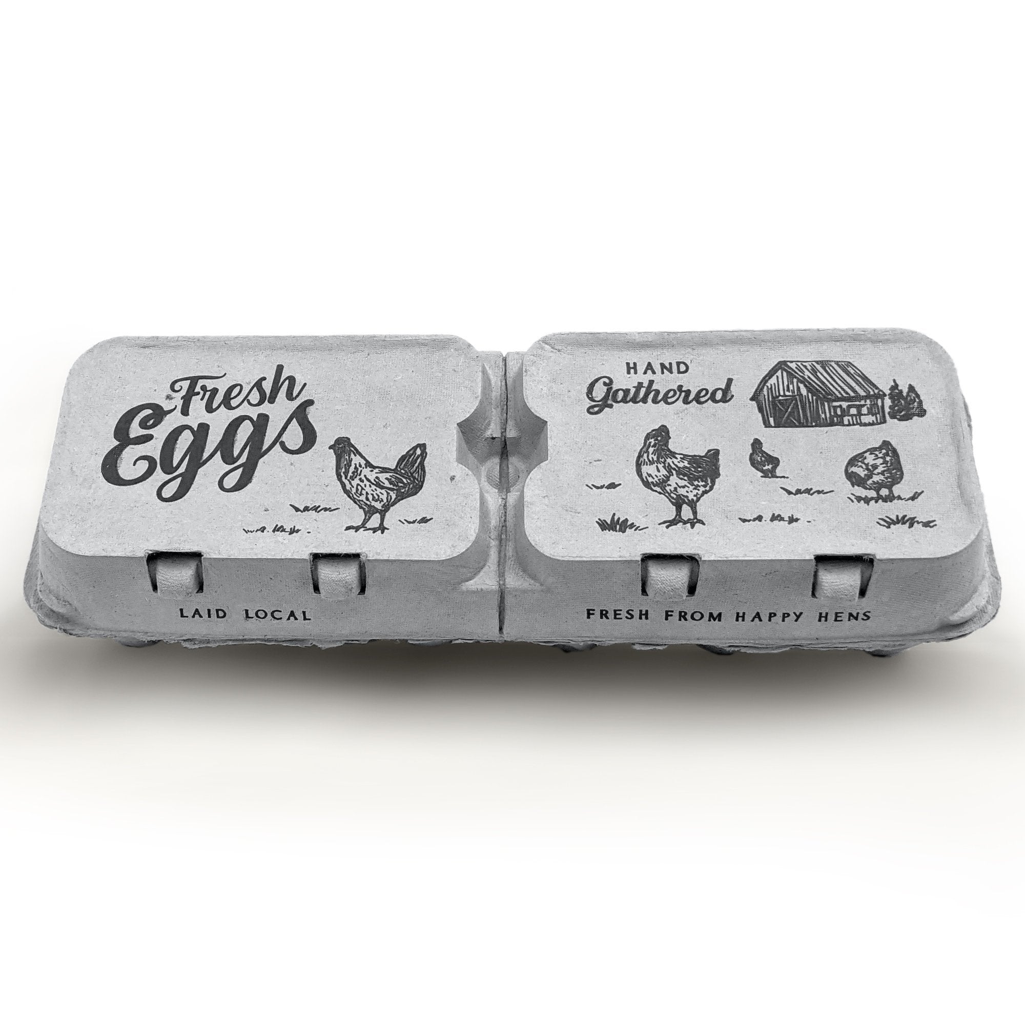 Split-Apart Egg Cartons - Securely Holds 6 or 12 Extra Large Eggs