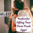 Split-Apart Egg Cartons - Securely Holds 6 or 12 Extra Large Eggs