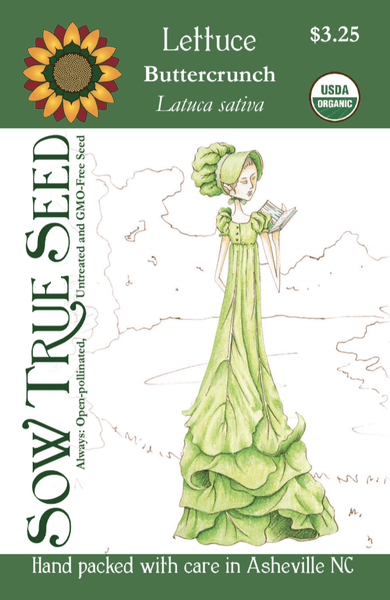 Lettuce Seeds - Buttercrunch, ORGANIC