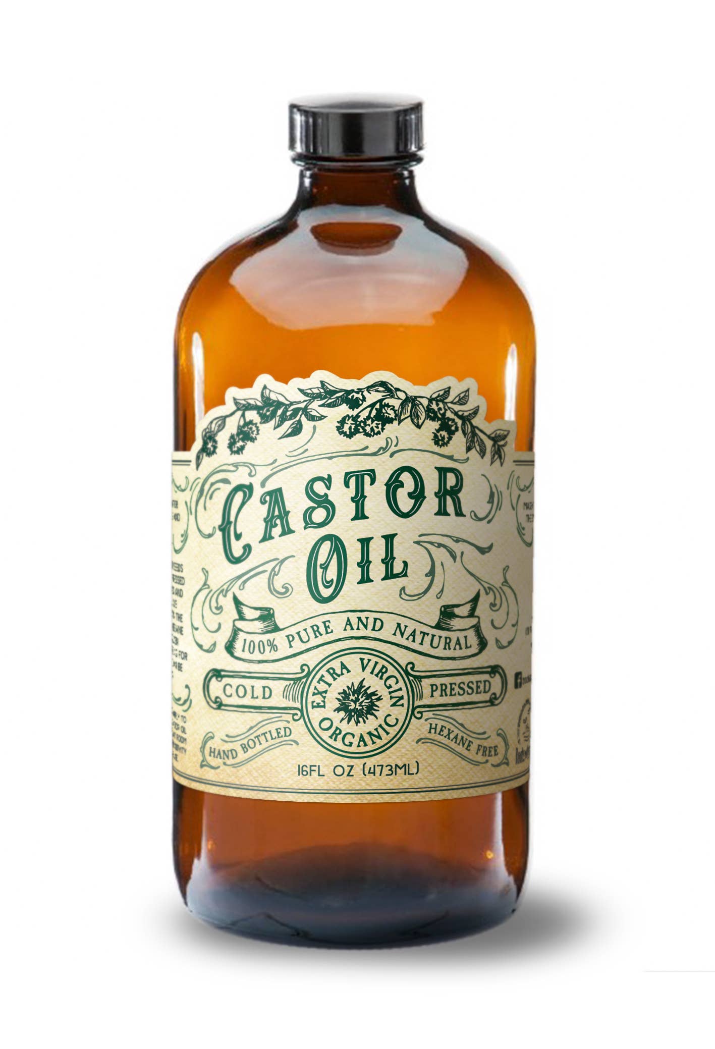 Castor Oil Wrap and Oil Bundle
