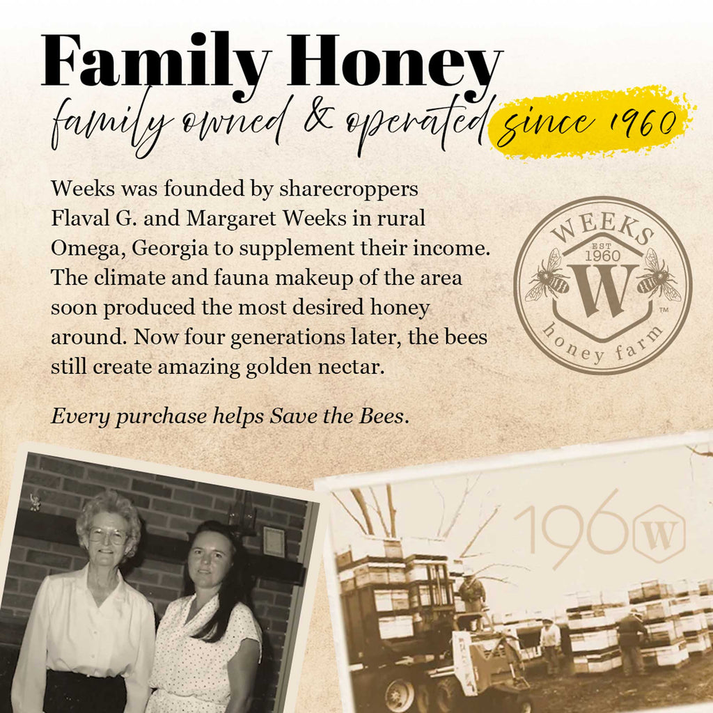 Our Best All-Natural Pure Raw Gallberry Honey | Weeks Honey Farm