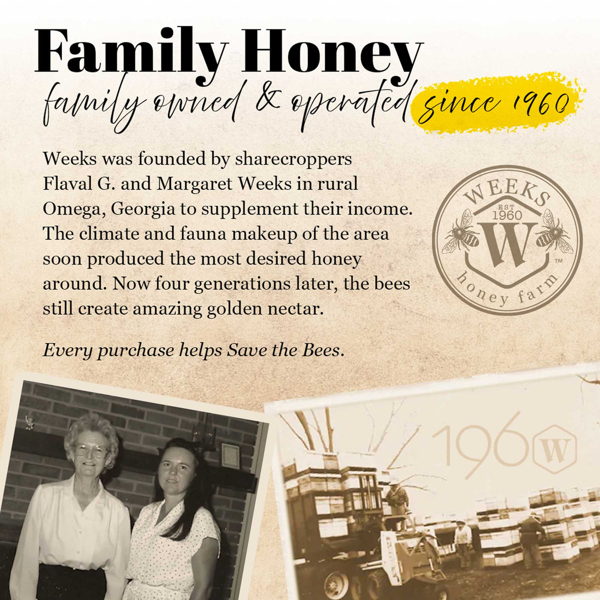 Our Best All-Natural Pure Raw Gallberry Honey | Weeks Honey Farm