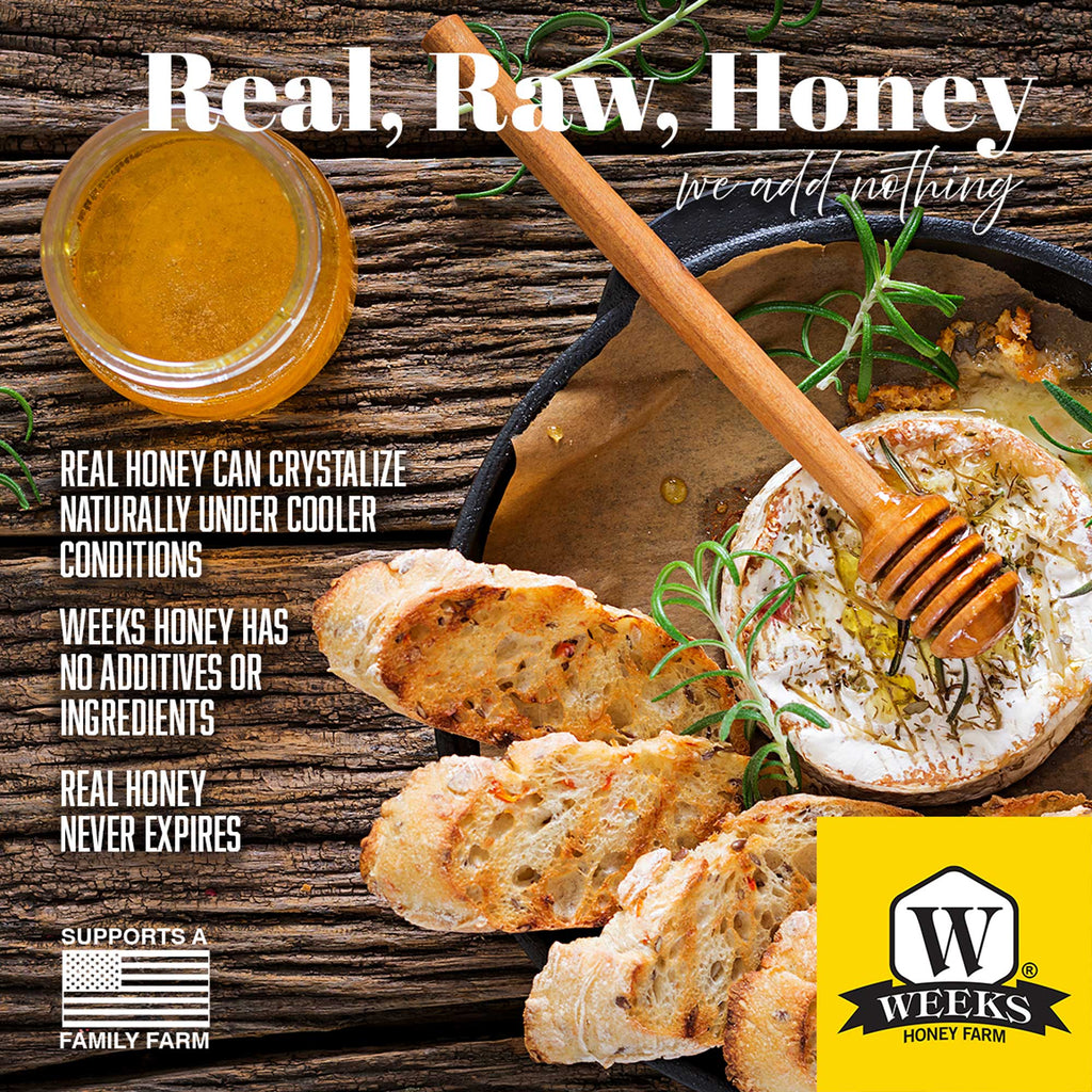 Our Best All-Natural Pure Raw Gallberry Honey | Weeks Honey Farm