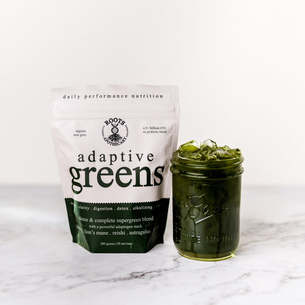 adaptive greens. performance superfood.