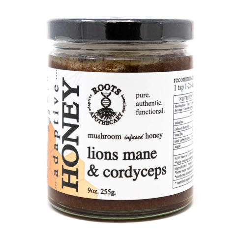 adaptive honey. lion's mane & cordyceps