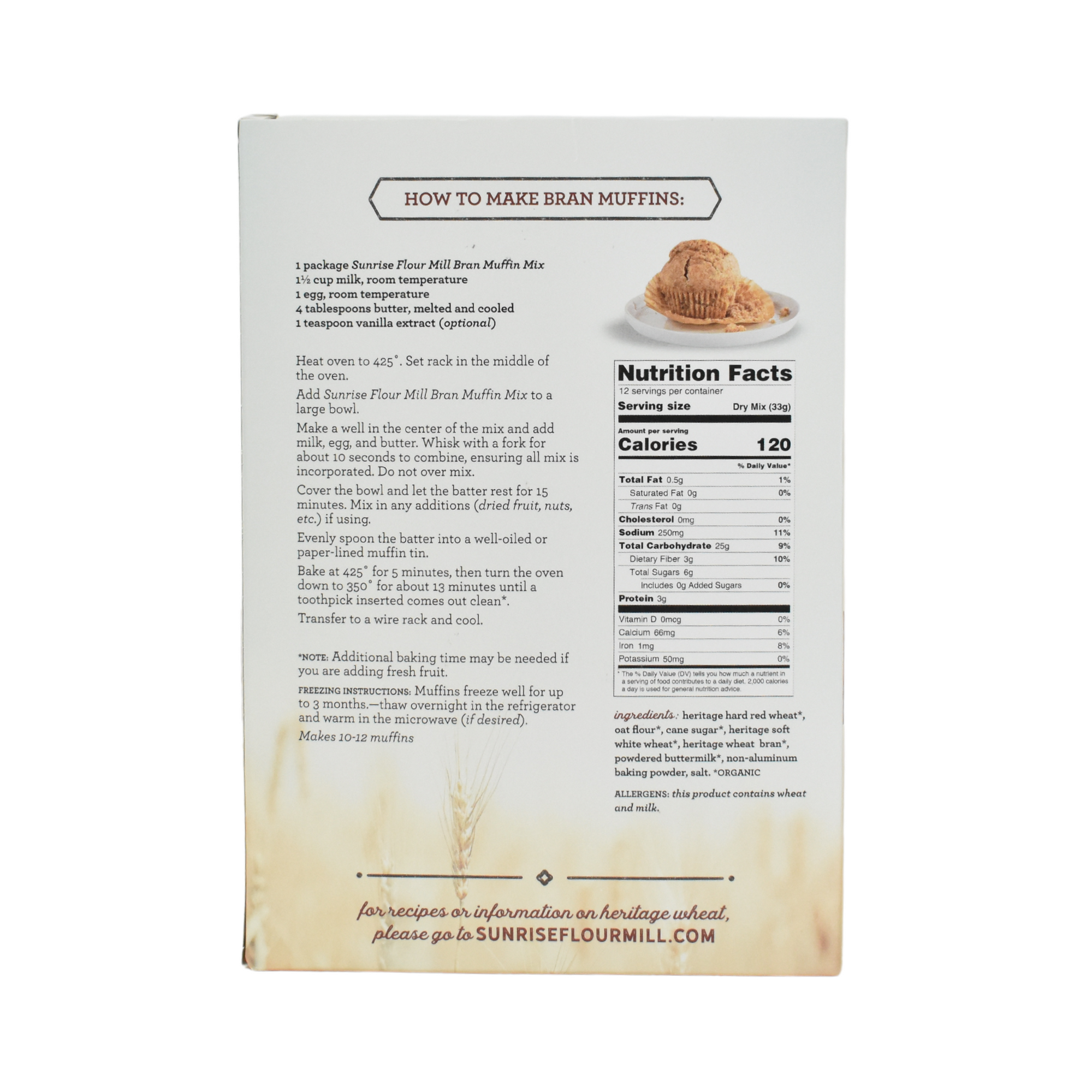 Heritage Bran Muffin Mix
