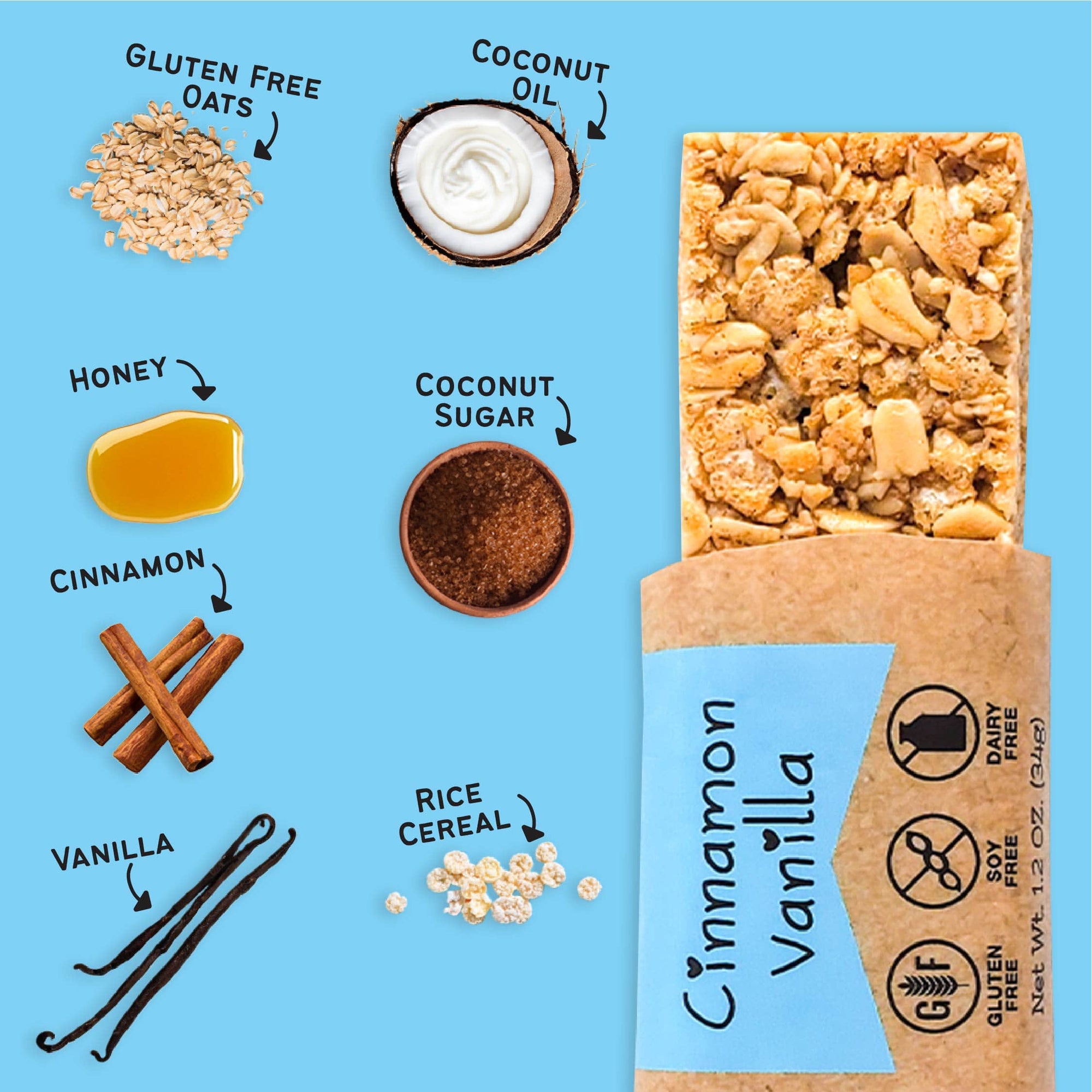 Cinnamon Vanilla Granola Bars