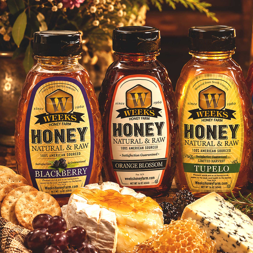Raw Honey Trio Gift Set | Blackberry, Orange Blossom & Tupelo