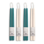 The Dinner Plan Special - Teal & Ivory Beeswax Taper Bundle