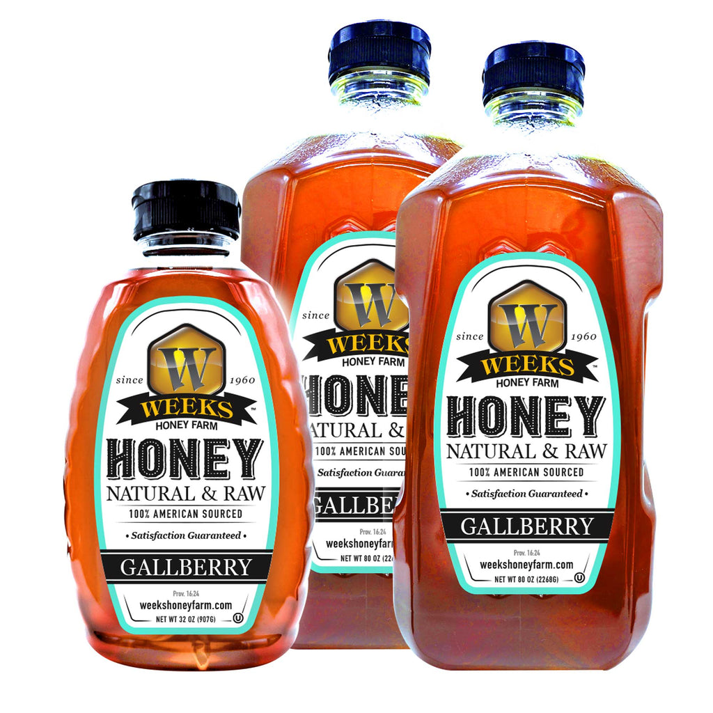 Our Best All-Natural Pure Raw Gallberry Honey | Weeks Honey Farm