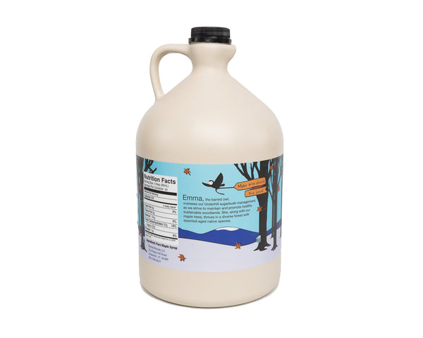 Pure Organic Vermont Maple Syrup - Gallon Jug (128 ounces) - Free Shipping