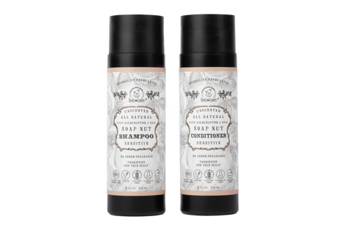All Natural Soapnut SHAMPOO - UNSCENTED - wild fermented probiotics for your scalp