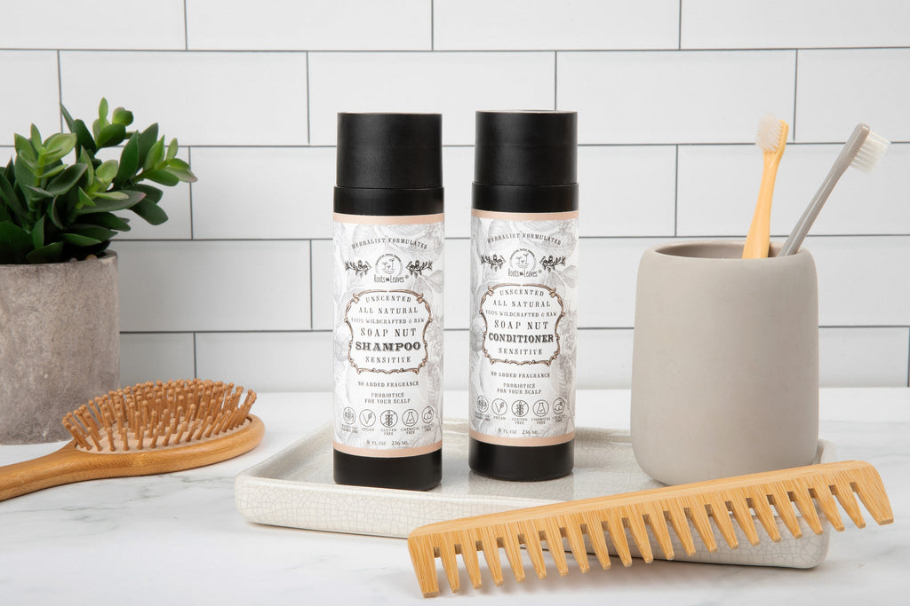 All Natural Soapnut Shampoo and Conditioner Set - UNSCENTED