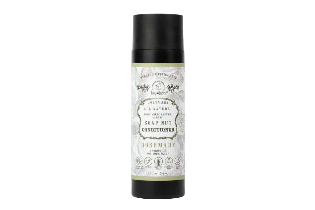 All Natural Soapnut CONDITIONER - ROSEMARY- wild fermented probiotics for your scalp