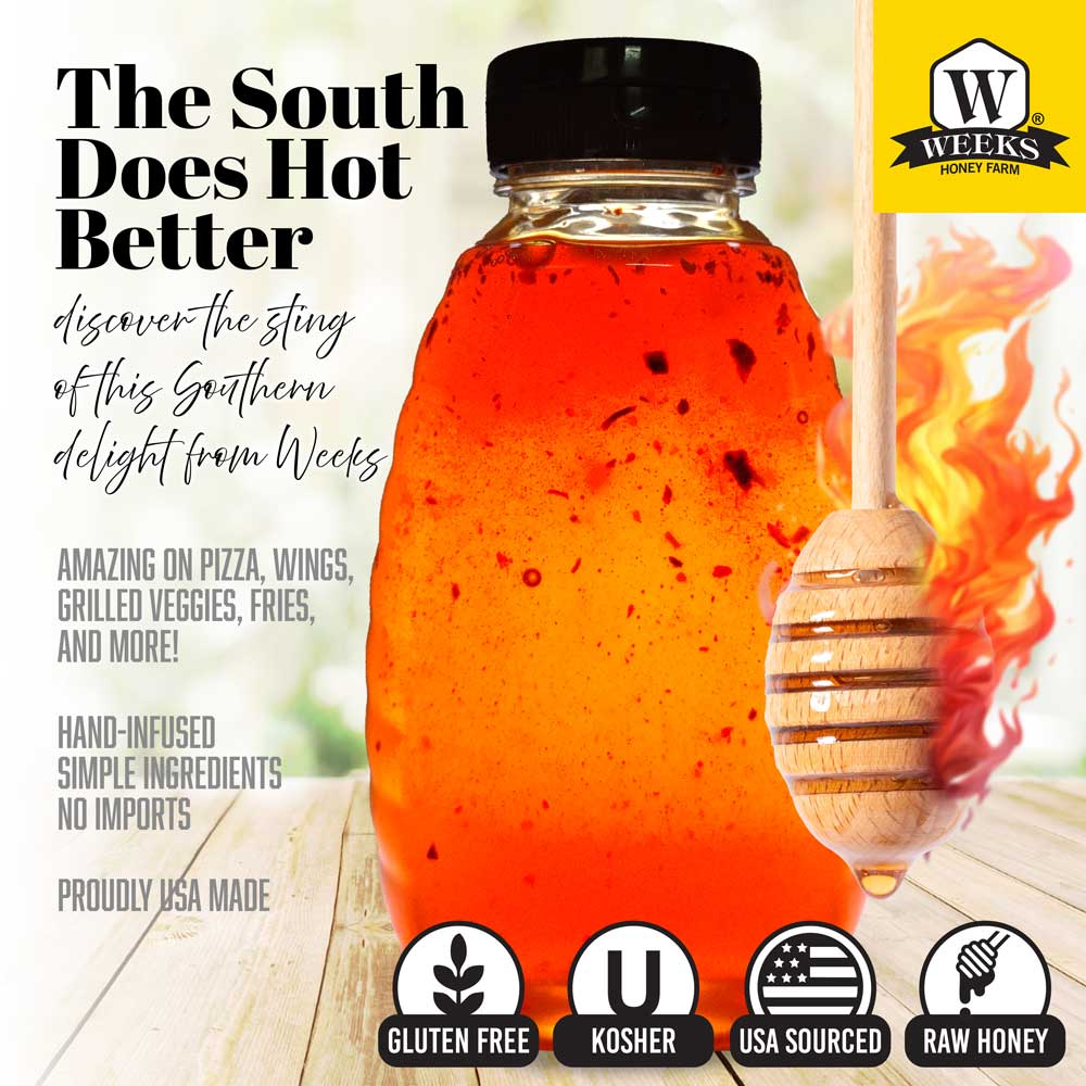 HAWT Hot Honey | Raw Honey Infused with Chiles