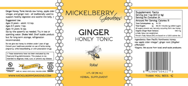 Ginger Honey Tonic