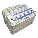 Henlay Jumbo Egg Cartons for 12 Farm Fresh Eggs – Durable & Reusable Egg Carton, 20 or 75 Pack