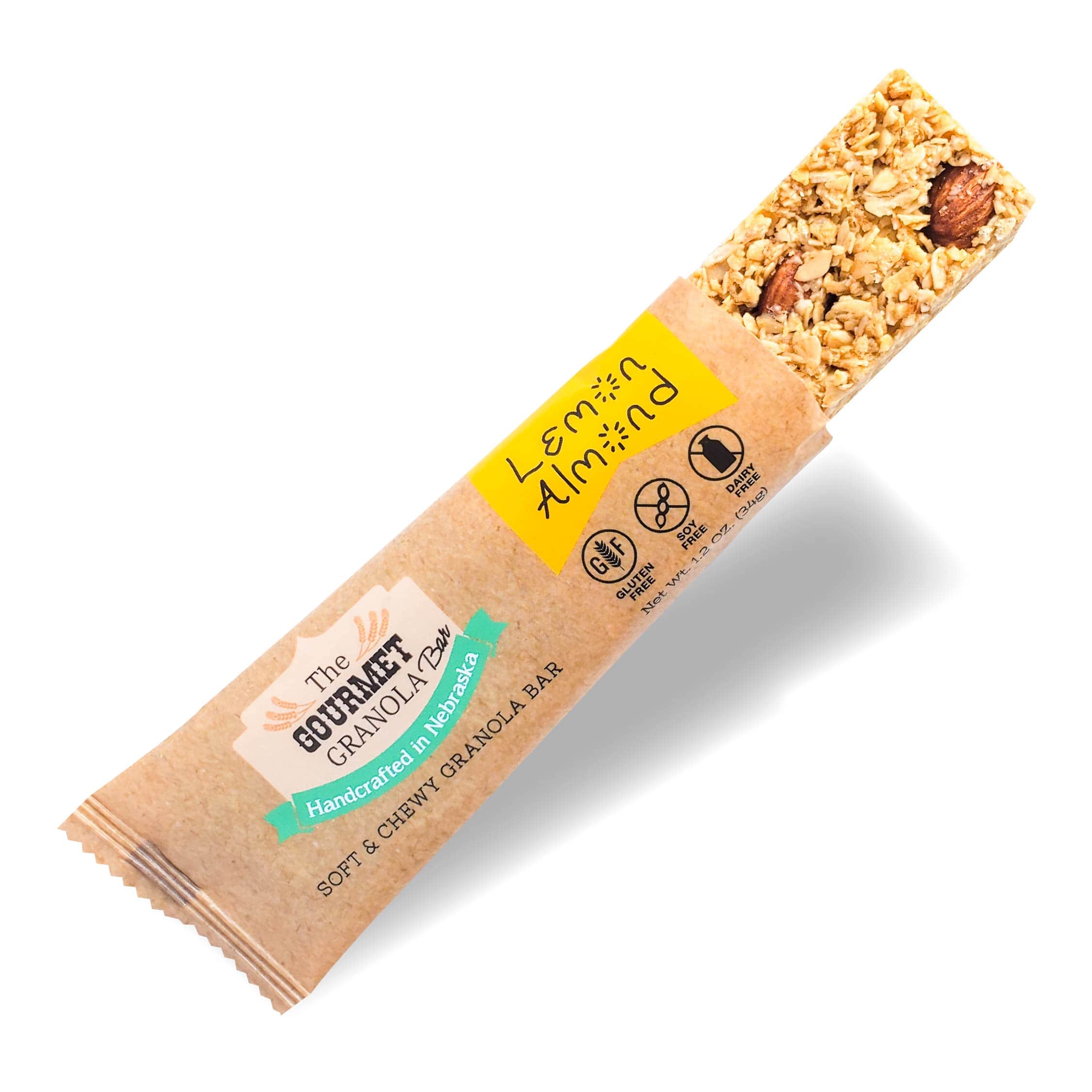 Lemon Almond Granola Bars