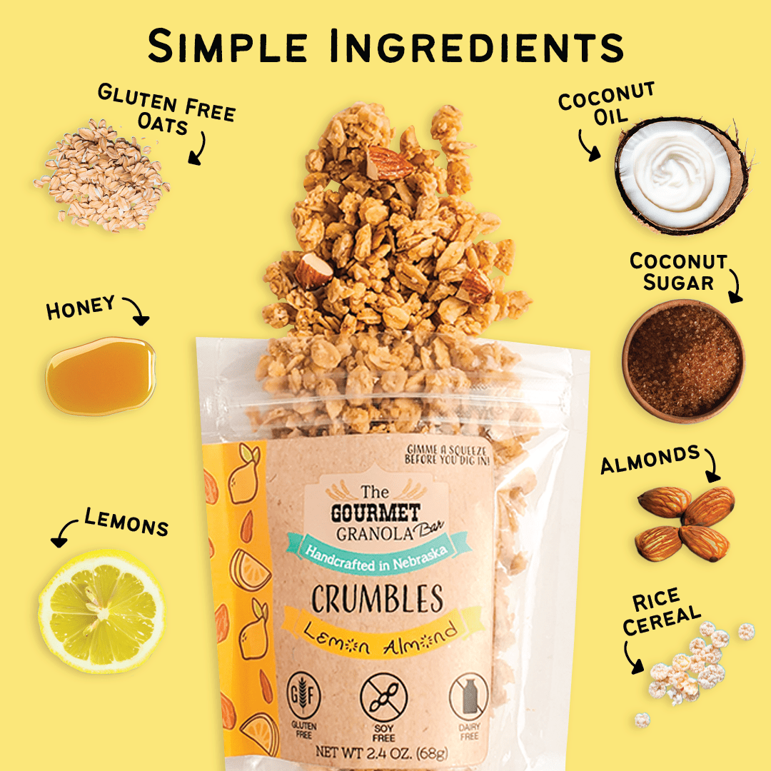 Lemon Almond Crumbles
