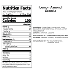 Lemon Almond Granola