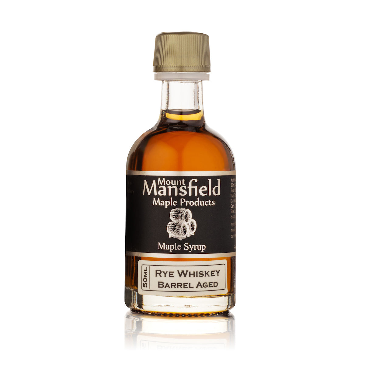 Rye Whiskey Barrel Aged Vermont Maple Syrup