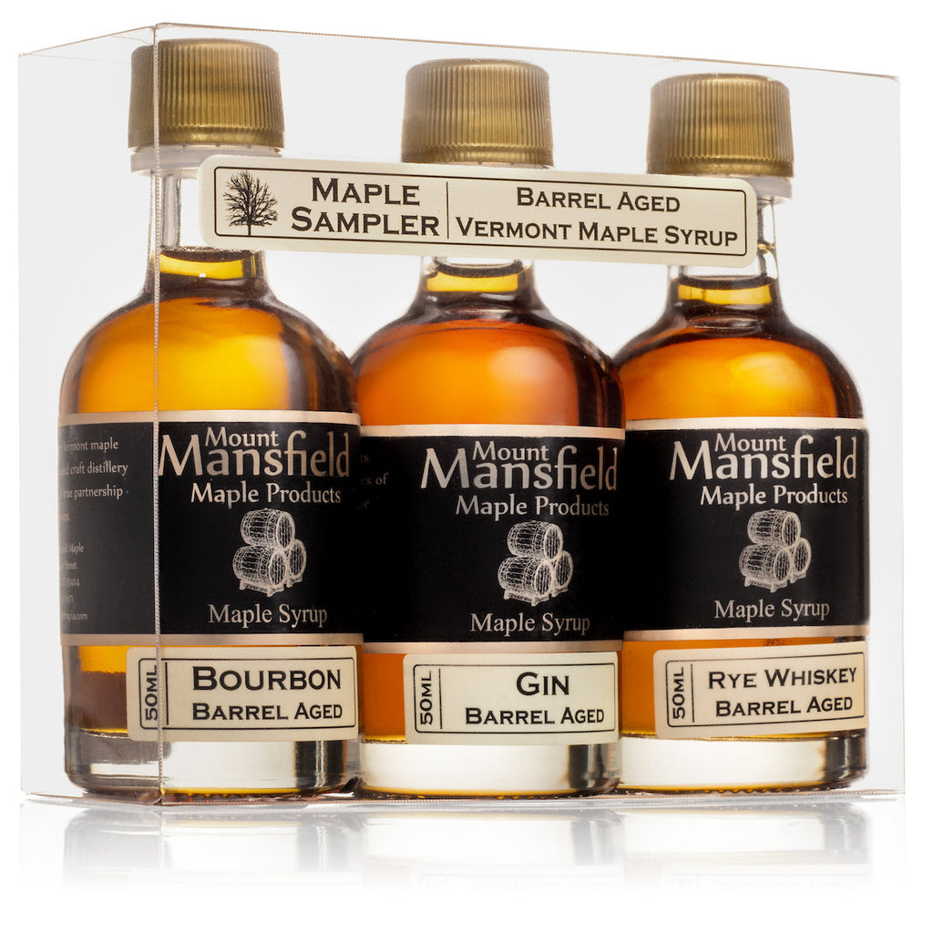 Maple Syrup Samples 3-Pack Barrel Aged Vermont Maple Syrup Sampler Set – Little Red Farm